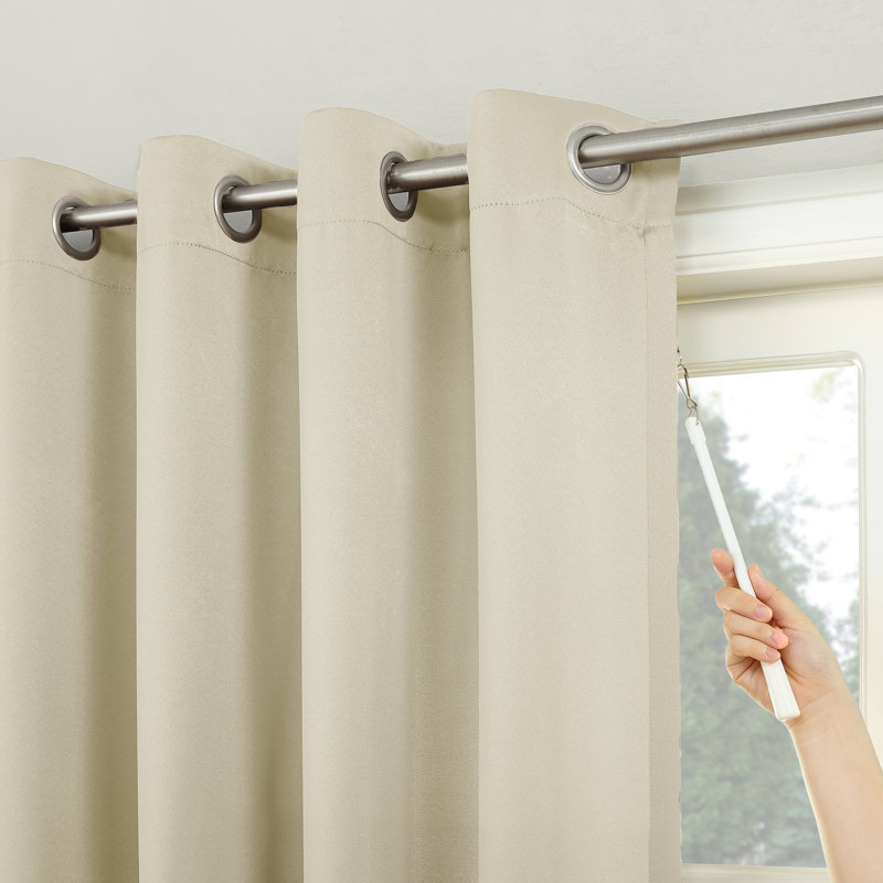 Wayfair Basics® Thermal Blackout Grommet Sliding Patio Door Curtain